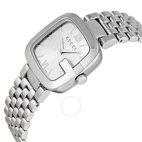 gucci silver watch ladies